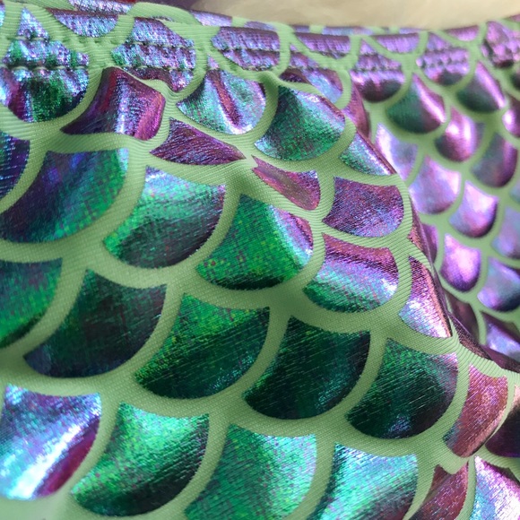 NWT Disney Little Mermaid Two Piece Swimsuit - Picture 3 of 4